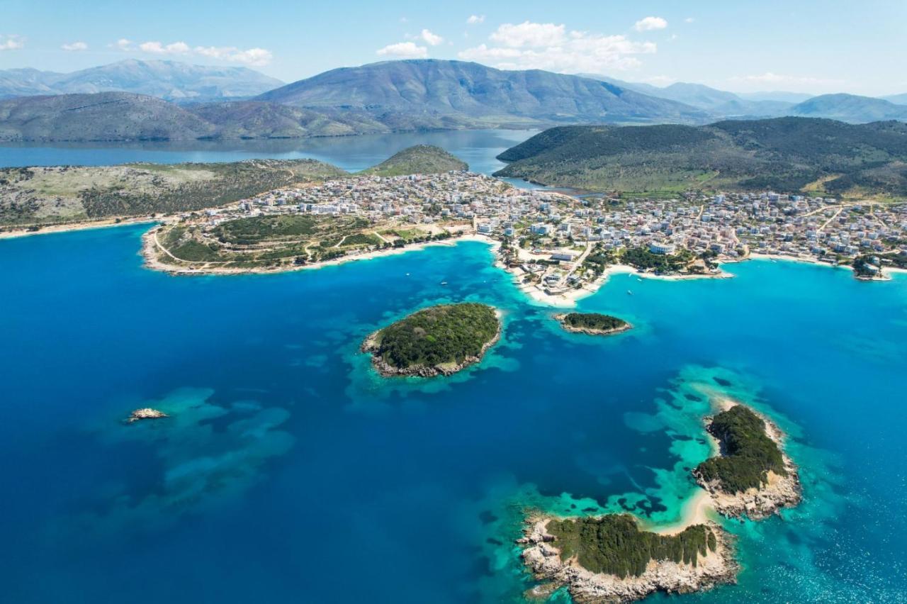 Vila Mario Aparthotel Ksamil Bagian luar foto